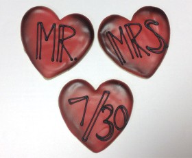 Tattoo Monogram Hearts