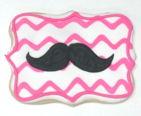 Chevron Mustache Plaque