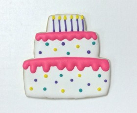 Polka Dot Birthday Cake