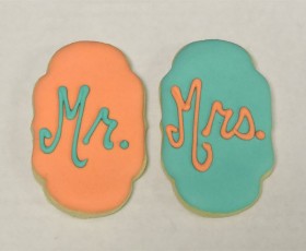 Mini Mr. and Mrs. Plaque